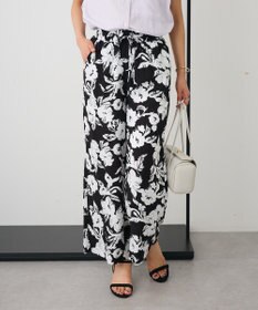 CRAFT STANDARD BOUTIQUE レーヨン総柄ワイドパンツ