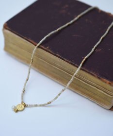 monshiro シルクビーズネックレス