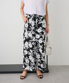 CRAFT STANDARD BOUTIQUE レーヨン総柄ワイドパンツ