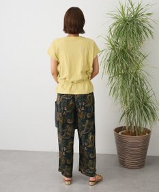 CRAFT STANDARD BOUTIQUE レーヨン総柄ワイドパンツ