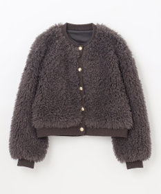 フェイクファーニットカーディガン / GRACE CONTINENTAL