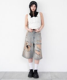 WEGO 【カップ付き】レイヤードデザインカップインタンク