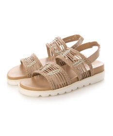 MODE ET JACOMO <D'ICI>フットベッドメッシュサンダル