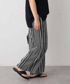 CRAFT STANDARD BOUTIQUE レーヨン総柄ワイドパンツ