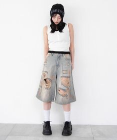 WEGO 【カップ付き】レイヤードデザインカップインタンク