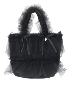 Maison de FLEUR チュールフリル2Wayトートバッグ