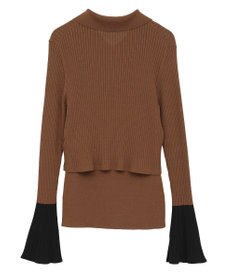 YECCA VECCA 【2点SET】キャミセット襟付きZIPカーディガン