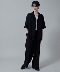 WEGO 【速乾/シワになりにくい】ドライポリオープンカラーシャツ(S)