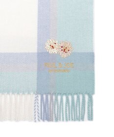 MOONBAT 【FUDGE11月号掲載】PAUL & JOE ACCESSOIRES クリザンテーム刺繍ムースタッチマフラー（パッケージ入り）