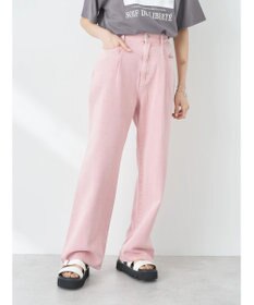 earth music&ecology タックルーズデニムパンツ