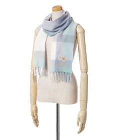 MOONBAT 【FUDGE11月号掲載】PAUL & JOE ACCESSOIRES クリザンテーム刺繍ムースタッチマフラー（パッケージ入り）