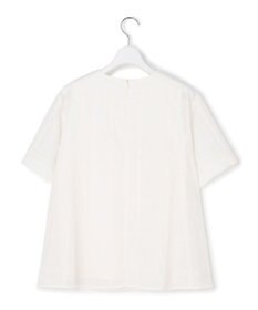 23区 【先行予約】シアーチェックレイヤード フレア Tブラウス