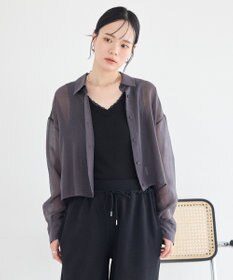 earth music&ecology 【WEB限定】シアーショートシャツ