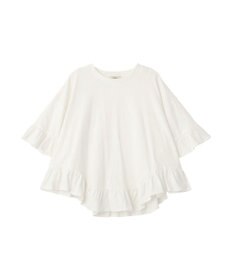 earth music&ecology ピグメントフリルTシャツ