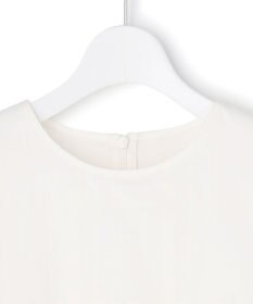 23区 【先行予約】シアーチェックレイヤード フレア Tブラウス