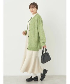 earth music&ecology ファンシーヤーンメランジカーディガン