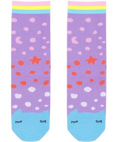 tsumori chisato SLEEP ソックス　星柄・ドット柄　ネコ顔　/ワコール　UEY516