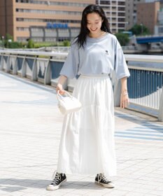 WEGO 【ユニセックス着用ITEM/綿100%/SMLサイズ展開】リラックスフィットワンポイントT（S）