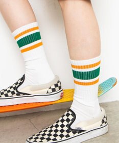 WEGO 底パイルラインソックス