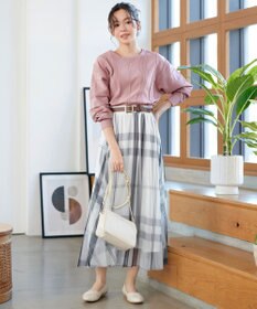 Tiaclasse ラメリブドルマントップス