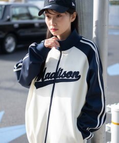 WEGO 【ユニセックス着用ITEM】ラグランライントラックジャケット