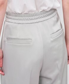 uncrave シャイニーダブルサテン ワイドパンツ