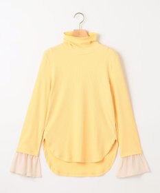 組曲 【洗える】フライスタートルネック カットソー