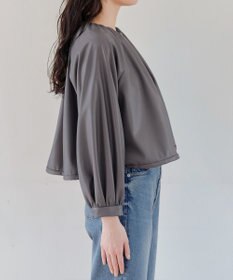 Tiaclasse 【洗える】ソフトフェイクレザージップブルゾン