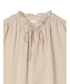 Green Parks とろみ衿フリルブラウス