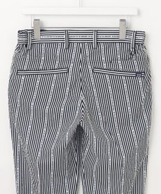 23区GOLF 【MEN】【撥水】ロゴストライプパンツ