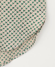 自由区 L 【カタログ掲載・セットアップ対応・洗える】サテンアムンゼンバンドカラー ブラウス