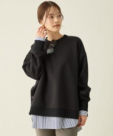 ANY L サイドドットダンボールトレーナー