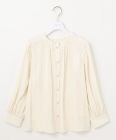 ANY SIS S 【低身長企画】フェミニンギャザー ブラウス