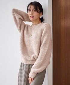 ANY カーリーファンシーニット