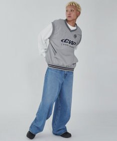 WEGO ナイロンVネックベスト