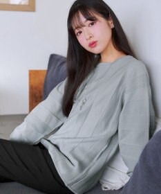 Tiaclasse ラメリブドルマントップス