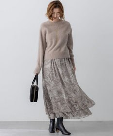 23区 フォックスカシミヤファー ショート丈 ニット