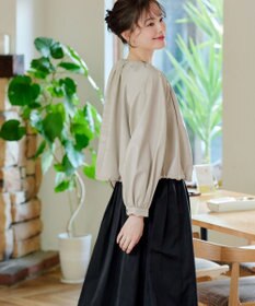 Tiaclasse 【洗える】ソフトフェイクレザージップブルゾン