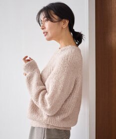 ANY カーリーファンシーニット