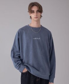 WEGO 【ユニセックス着用ITEM/2点SET/MLサイズ展開】アクセ付きフェイクスウェードプルオーバー