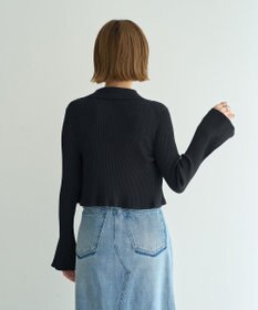 YECCA VECCA 【2点SET】キャミセット襟付きZIPカーディガン