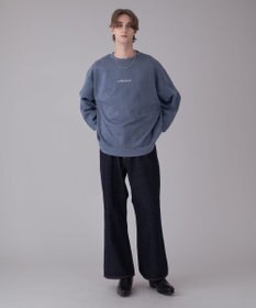 WEGO 【ユニセックス着用ITEM/2点SET/MLサイズ展開】アクセ付きフェイクスウェードプルオーバー