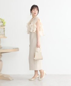 earth music&ecology SET2点フリルボレロ＋ナローワンピース