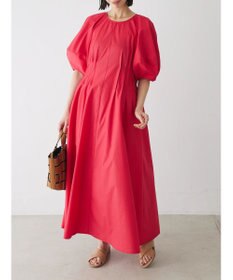 Green Parks ボリューム袖ロングワンピース