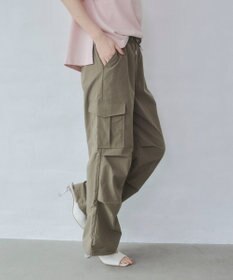 WEGO 【ウエストゴム】イージーパラシュートカーゴパンツ
