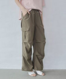WEGO 【ウエストゴム】イージーパラシュートカーゴパンツ