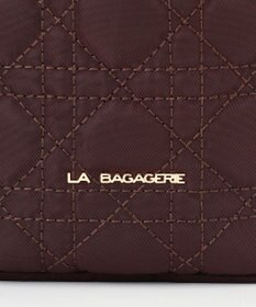 LA BAGAGERIE グリッドキルティングミニショルダー