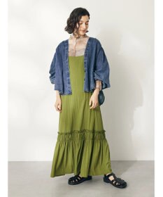 CRAFT STANDARD BOUTIQUE 切替ティアードキャミワンピース