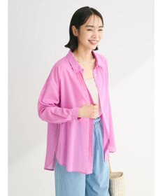 Green Parks インド綿 ボイルゆったりシャツ