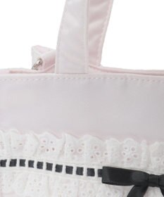 Maison de FLEUR コットンフリル2Wayトートバッグ